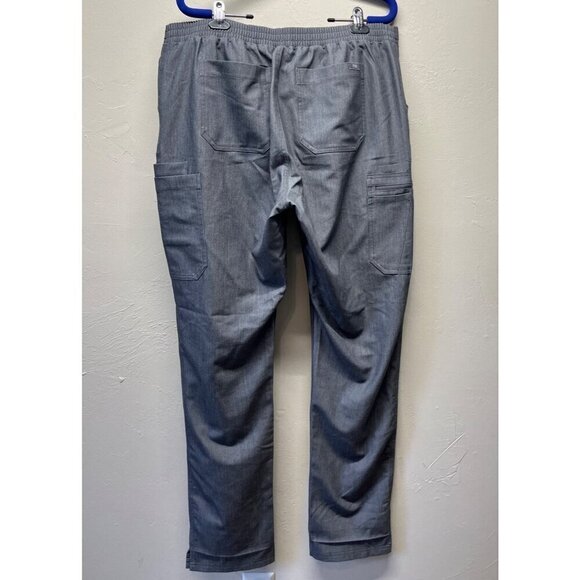 FIGS Yola Skinny Scrub Pants Graphite Gray Womens Large Tall TW2000T - Picture 8 of 10